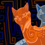 Bluestar and Firestar- War Paint