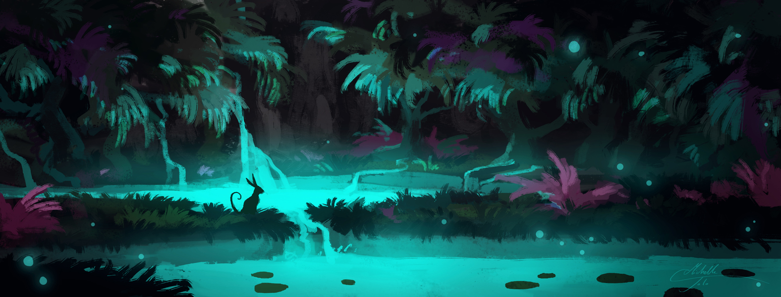 Speedpainting: Subterranean Oasis