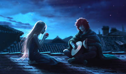 Auri and Kvothe