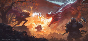 DnD - Red Dragon Battle