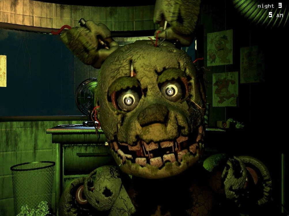 Spring Trap Scared Face SpringTrap Jumpscare by Domino3000 on DeviantArt