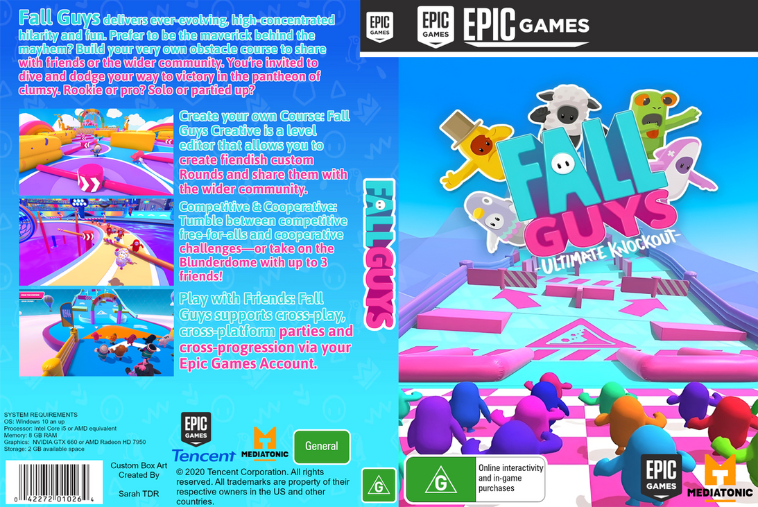 Boxzilla Fall Guys Fall Guys Box Art by Sarah-TDR on DeviantArt