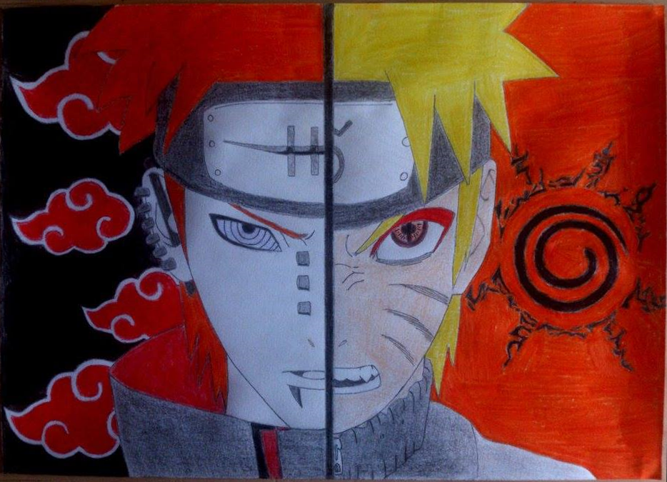 Naruto and Pain