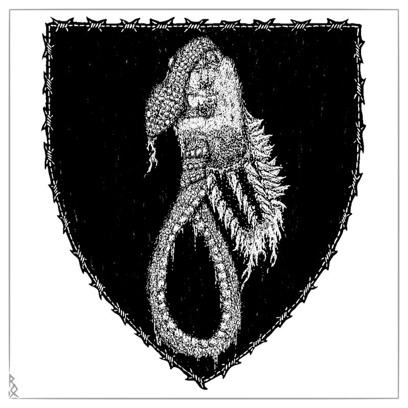 The noose - shield - white