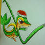 Snivy Using Vine Whip