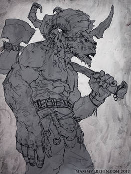 Minotaur sketch