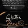 Shatter Brush | Urban Script Font
