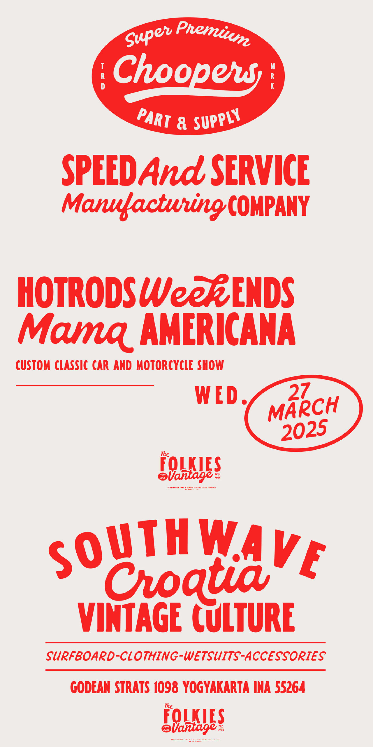 Folkies Vantage| Vintage Font Duo