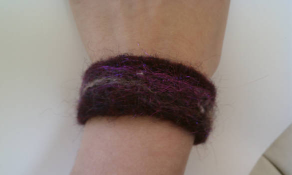 Glitz felt cuff