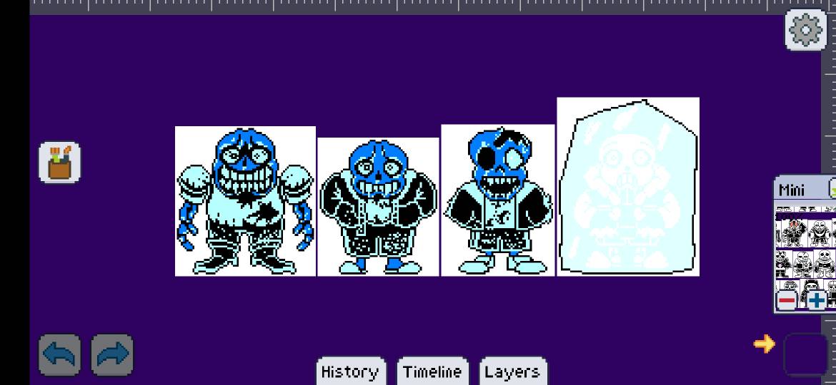 Ice!Sans pixel art by MONOSANSVM on DeviantArt