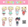 Candy Falls! Special Costumes