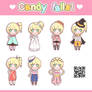Candy Falls! Special Costumes