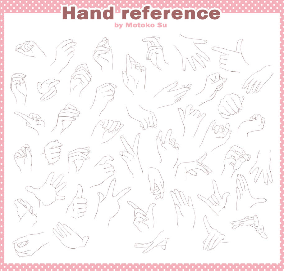 Hand draw reference FREE by Motoko-Su on DeviantArt