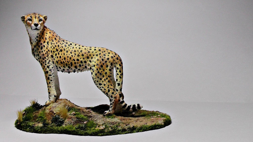 Cheetah Sculpture by MyLittleWonder on DeviantArt