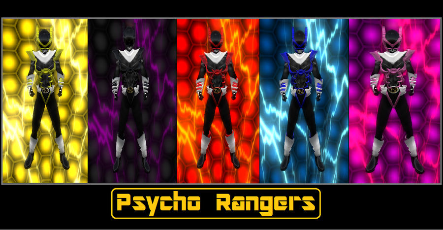 Psycho Rangers in SL by DragoKnight88 on DeviantArt