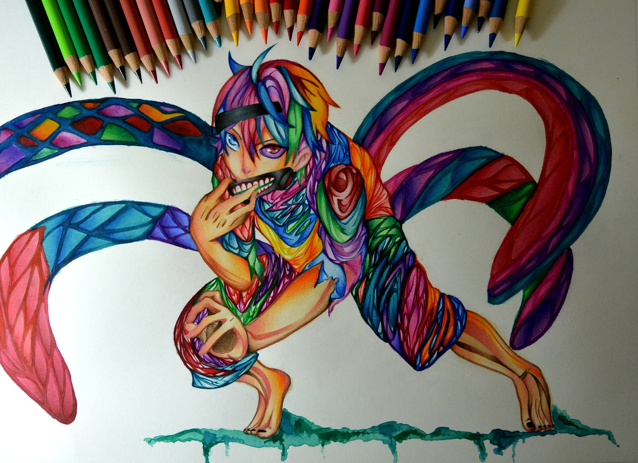 Rainbow Kaneki Ken By Sorindrawings On Deviantart