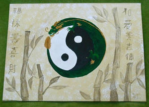 Painting 1 - Dragon Yin Yang