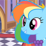 At the gala: Rainbow Dash