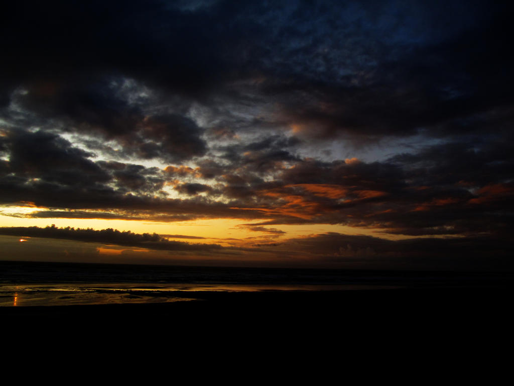 Beach Sunset 16 -- Sept 2009