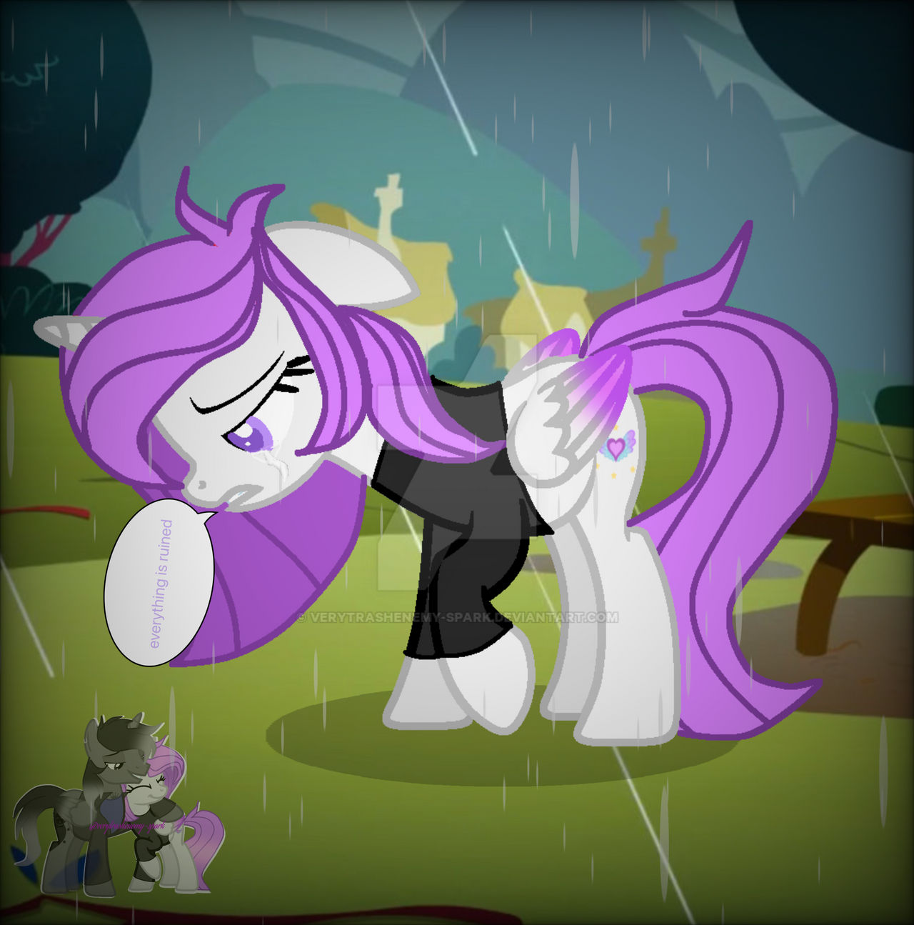 everything is ruined by verytrashenemy-spark on DeviantArt