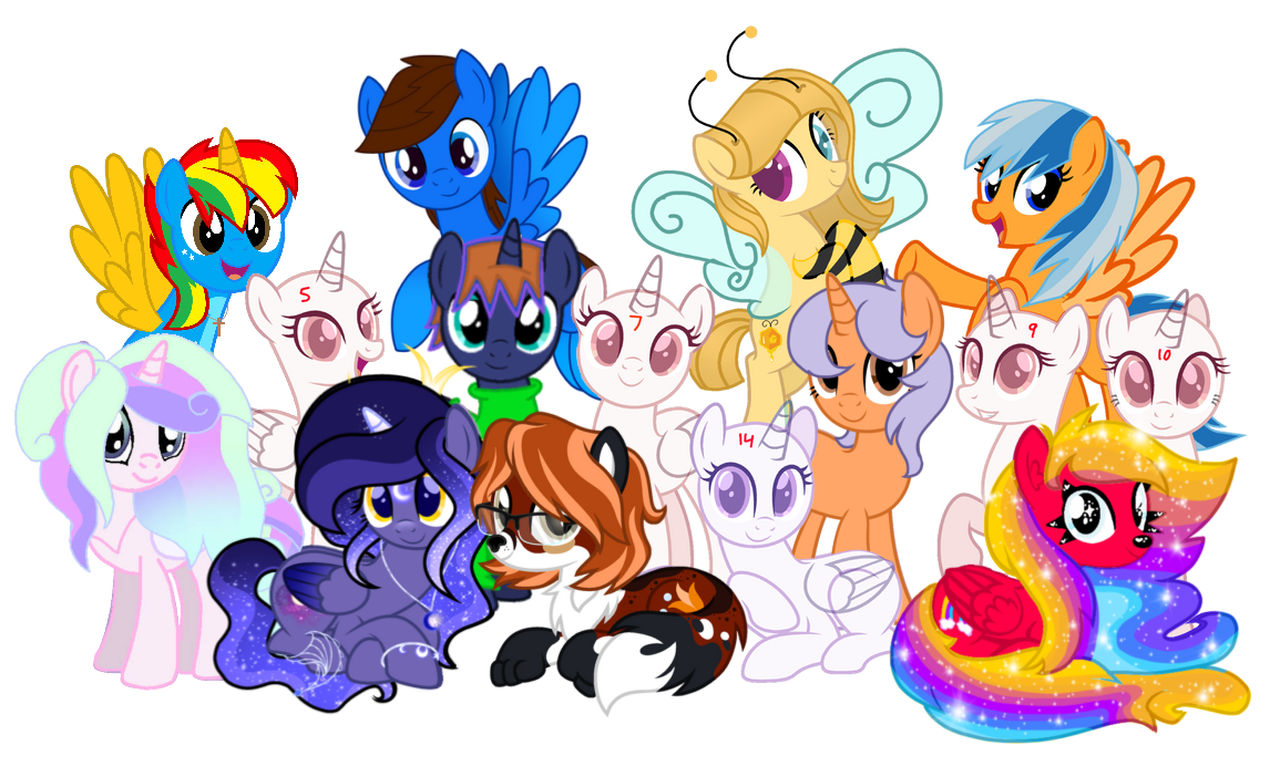 Mlp Vector Group Mlp group collaboration by verytrashenemy-spark on DeviantArt
