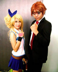 Me as Lucy Heartfilia and Loke