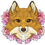 Fox in flowers