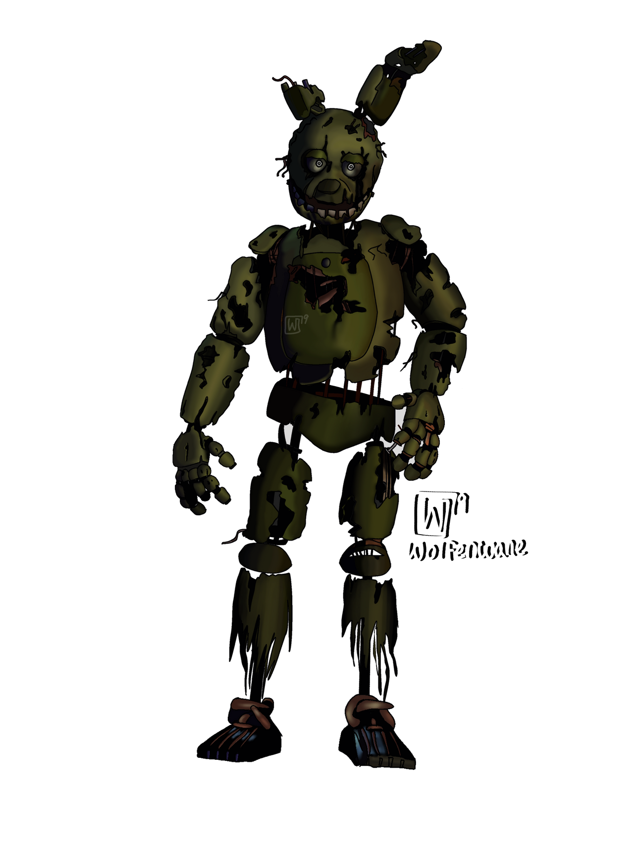 Springtrap Fnaf3 Springtrap | FNaF 3 by Wanelorm on DeviantArt