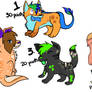 5 Adoptables (1 LEFT)