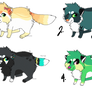 Racoon Adoptables: OPEN (1 LEFT)