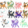 Eeveelution Adoptables (OPEN)