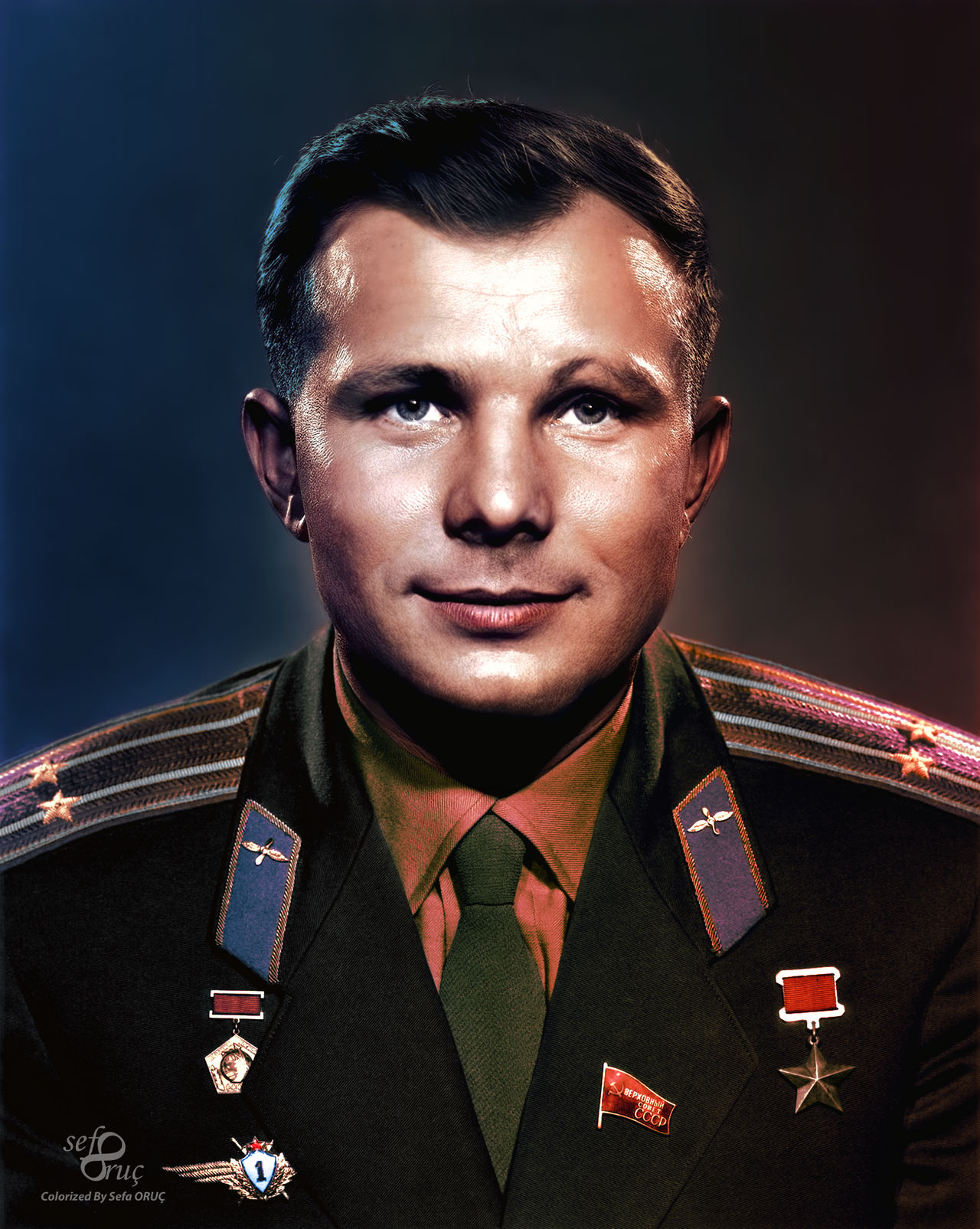 Yuri Gagarin by sefaoruc on DeviantArt