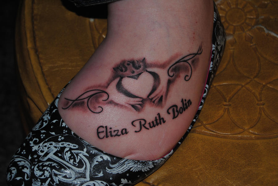Claddagh with mothers name