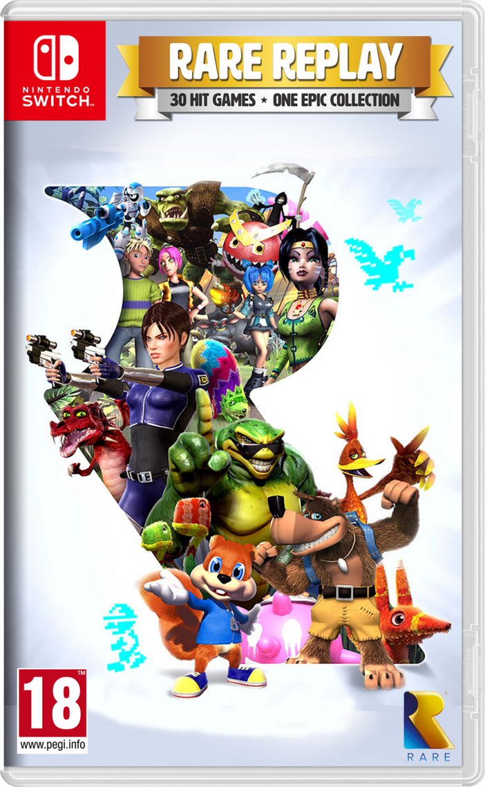 Rare Replay Switch box art mockup by meta1501 on DeviantArt