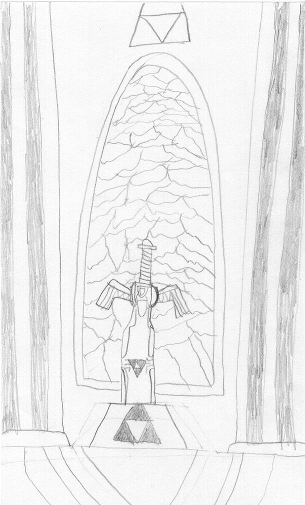 Master Sword Writing master sword by CaptKyle on DeviantArt