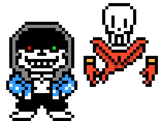 Canon Dusttale Sans and Papyrus - Dusttale by ZalCuzIdk on DeviantArt