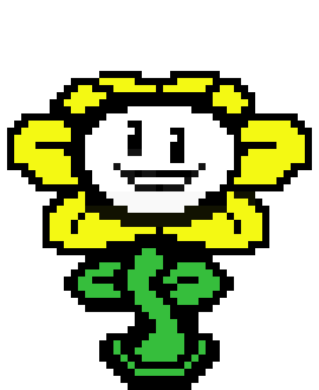 Underswap Flowey Colored Battle Sprite By Drunkpotato3 On Deviantart