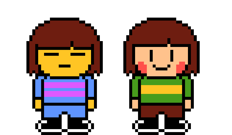 Undertale Chara sprite by apricoskaart on DeviantArt