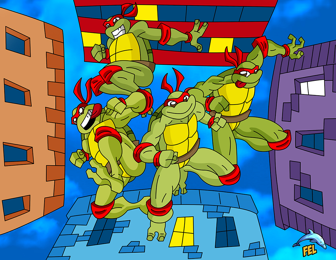 Turtles Deviantart Bongo Ninja Turtles by Felipe-Rodrigues on DeviantArt