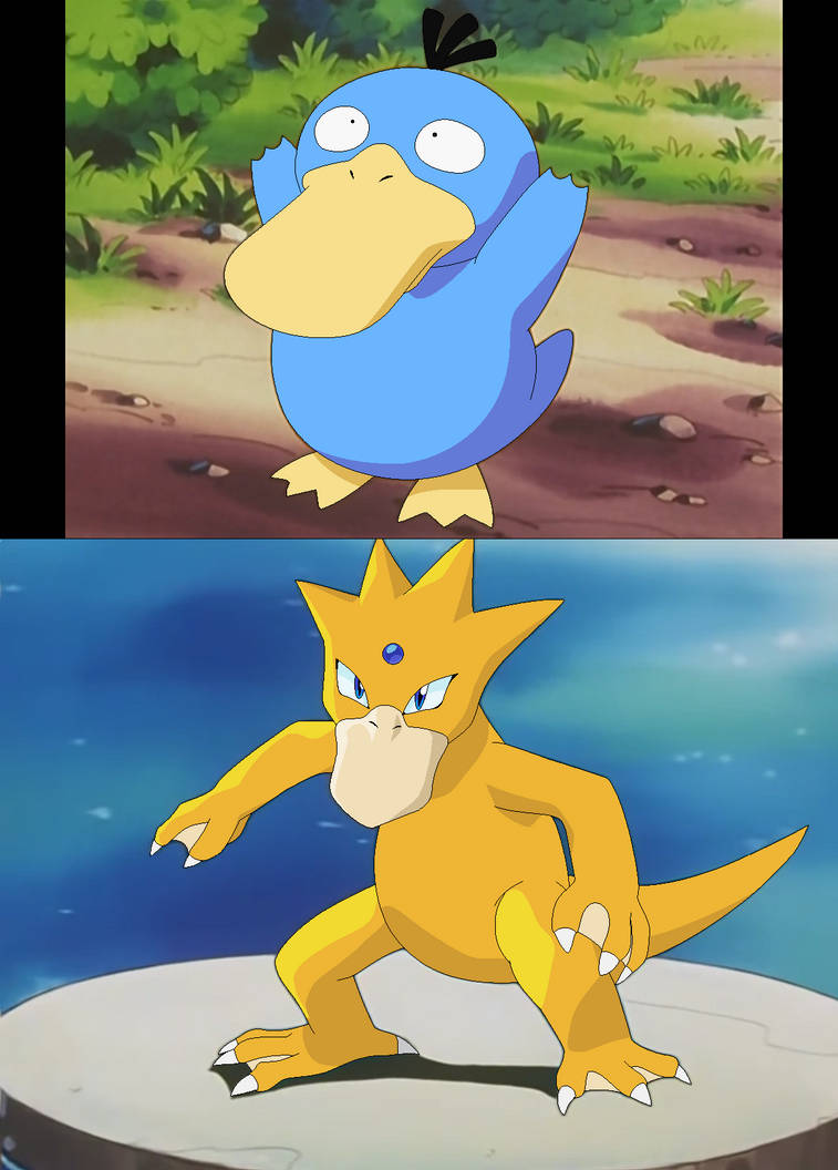 Psyduck Golduck by NerdSolitaria on DeviantArt