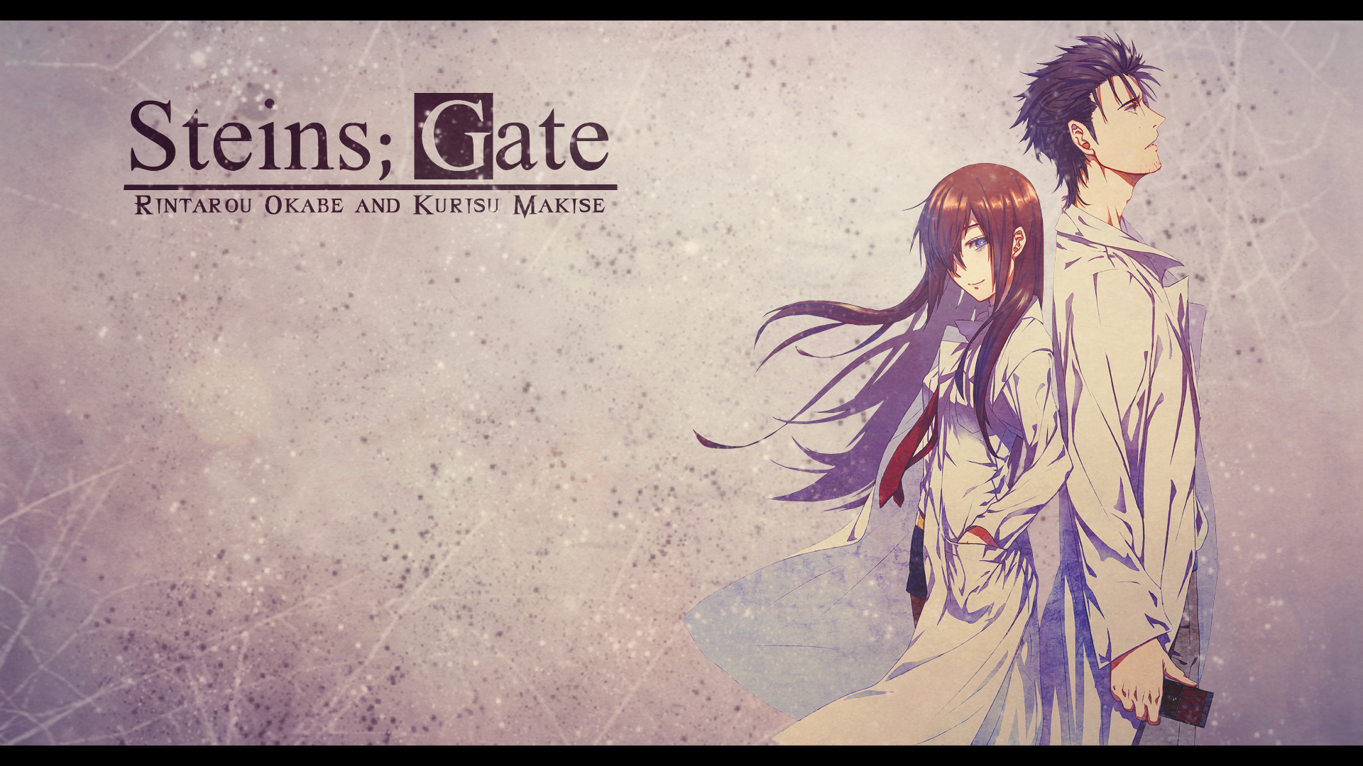 Steins Gate Okabe And Makise Wallpaper By Eazyhd On Deviantart Steins Gate Okabe And Makise Wallpaper By Eazyhd On Deviantart