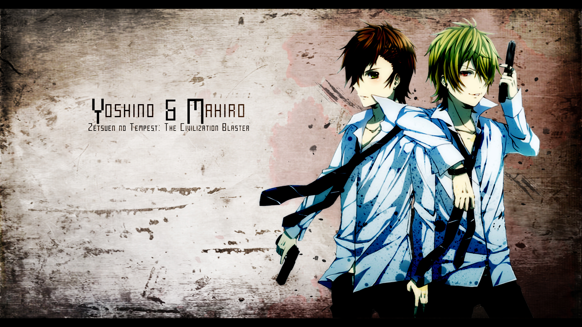 Zetsuen no Tempest - Yoshino and Mahiro Wallpaper