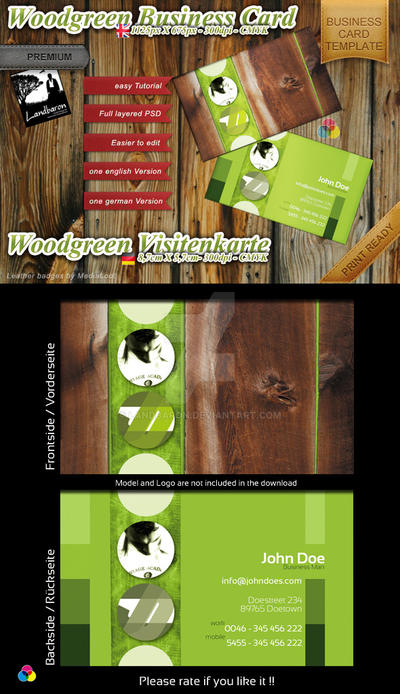 Woodgreen Business Card