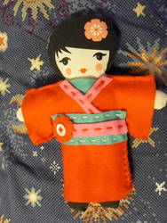 easy sew doll kit 'Himawari'