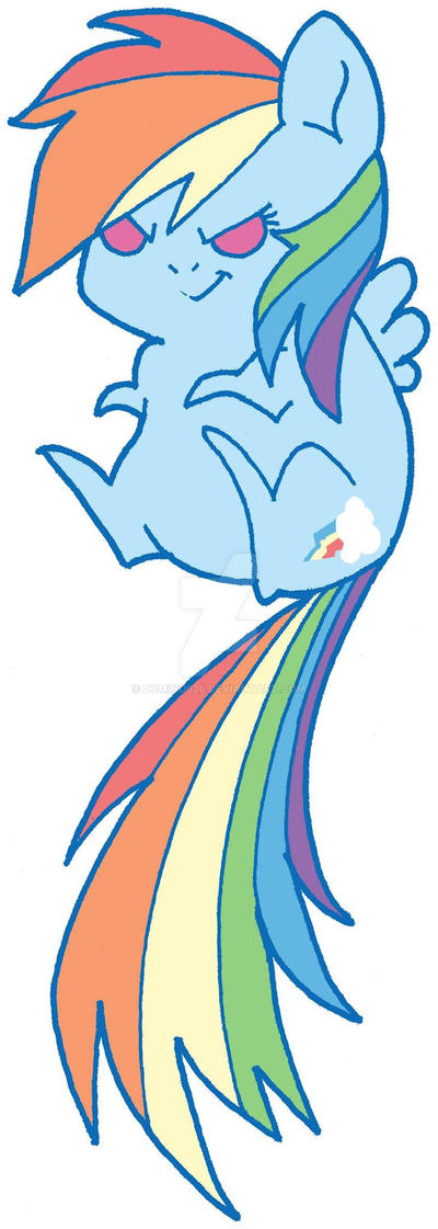 Raainbowdash Sticker Rainbow Dash Sticker by domino626 on DeviantArt