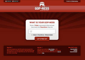 GOPness - Homepage