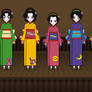 Kimono Sisters (Geisha outfits)