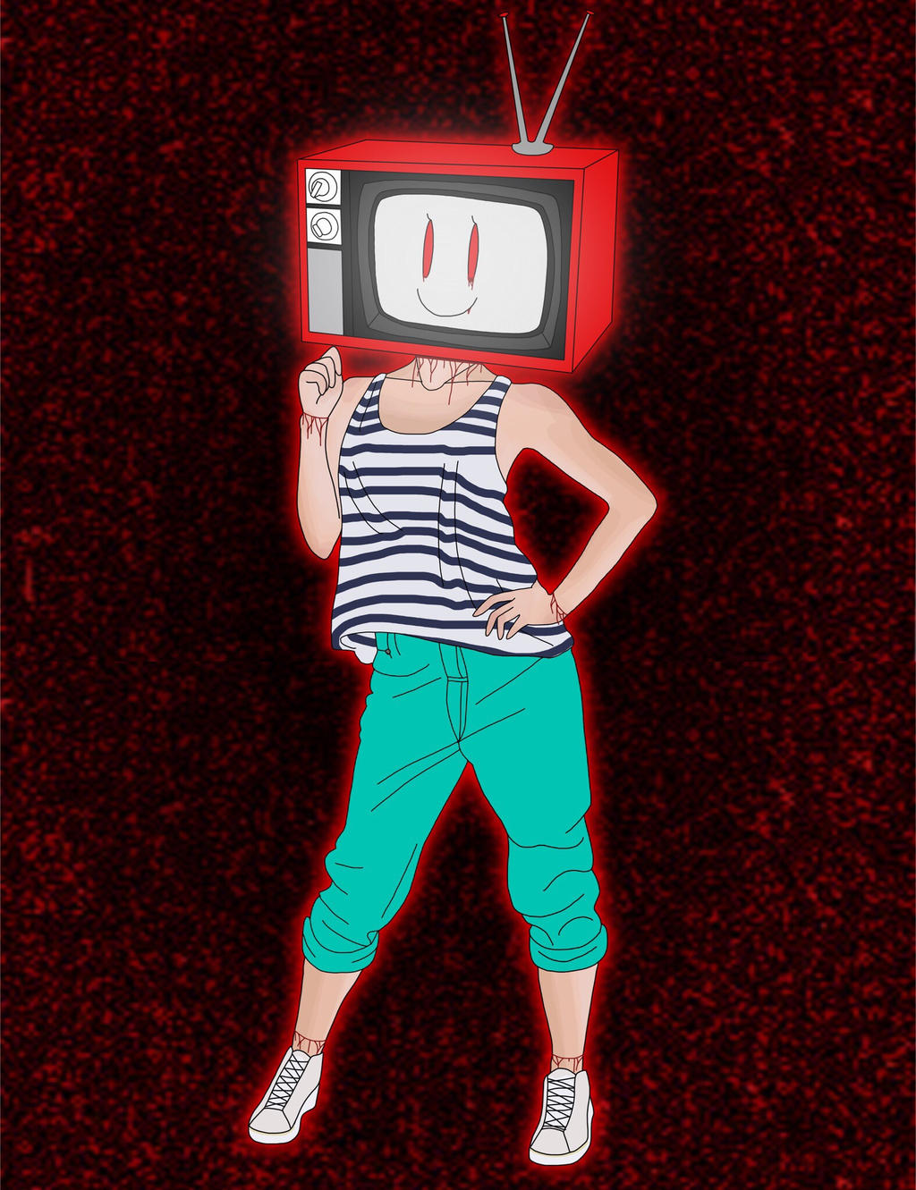 Red Static by DredgyDetch on DeviantArt