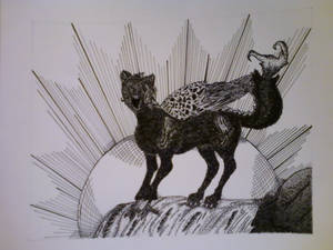 Art II: Project 2- Pen Ink- 3 Animal Mix Creature