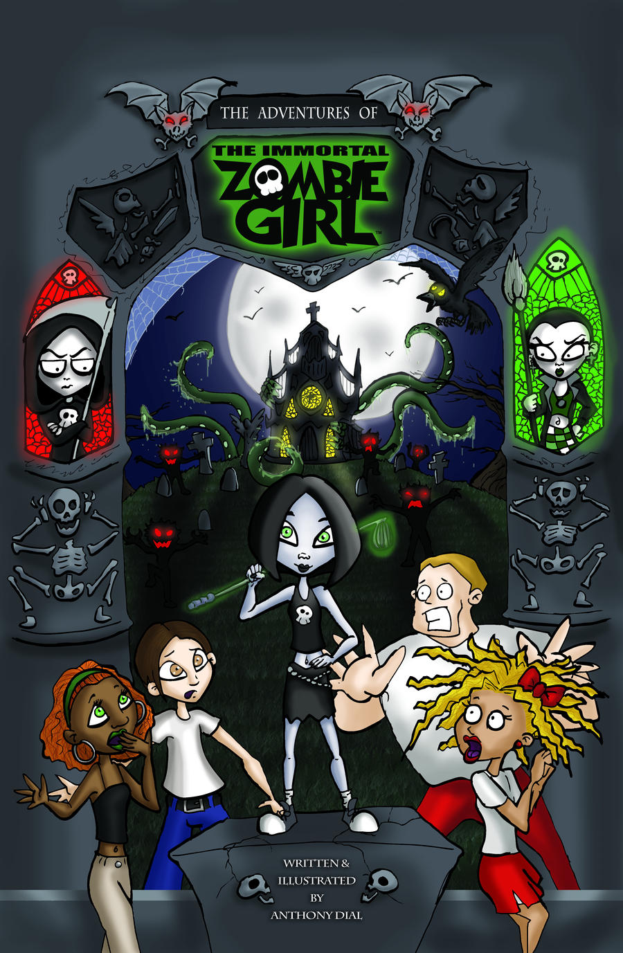 Zombie Girl Book Cover 'New'